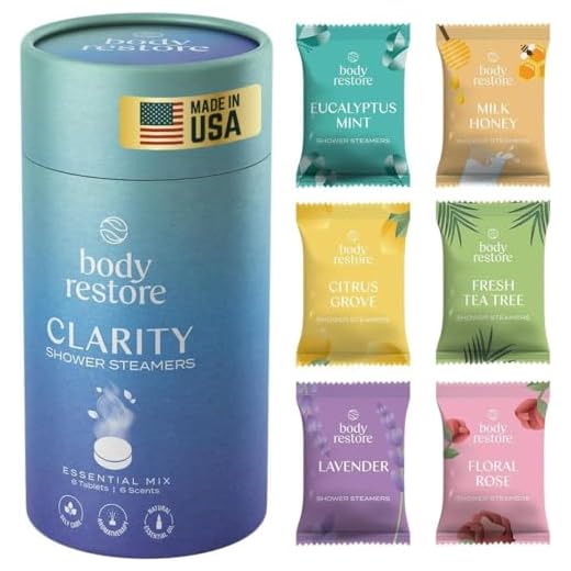 Body Restore Shower Steamers 6-Pack