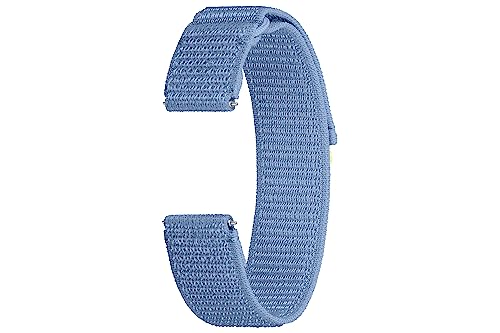 Image of SAMSUNG Galaxy Watch 6, 5, 4 Series Fabric Band, Wide, Nylon for Men and Women, Smartwatch Replacement Strap, One Click Attachment, Medium /Large, ET-SVR94LLEGUJ, Blue