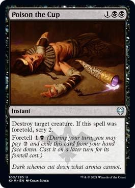 Magic: The Gathering - Poison The Cup - Foil - Kaldheim