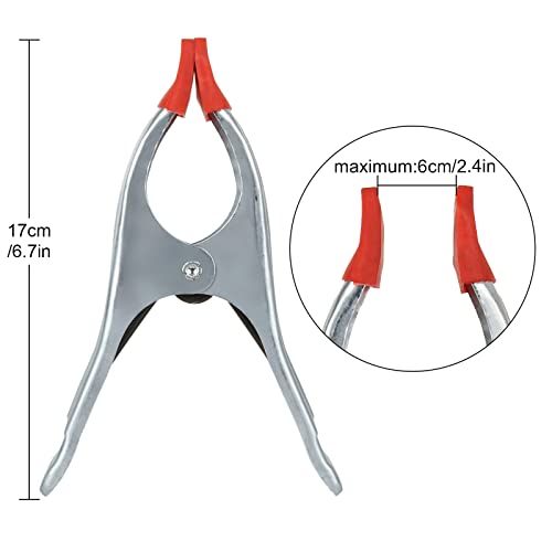 Ziqi 12 Pack Sliding Arm Bar Clamp Set, 6, 8, 12Inch F Clamps(3 Size) & 9Inch Spring Clamps, Steel Bar Clamps Set And Metal Super Heavy Duty Spring Clamps For Woodworking, Photography, Craft Diy #TOP2