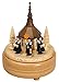 Produktbild Rudolphs Schatzkiste Spieldose mit Kirche Kurrende bunt BxHxT 13x16x13cm NEU Spieluhr Spielwerk Musikdose Musik Figur Seiffen Erzgebirge Holz Dekoration Weihnachten