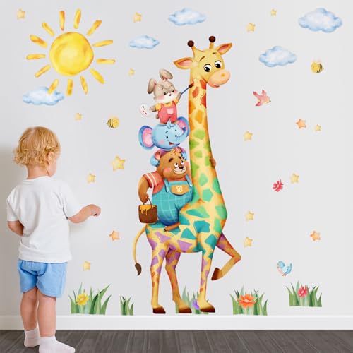 Vinilos decorativos de pared animales en planchas 2 unidades miniatura 7