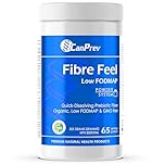 CanPrev Organic Fibre Feel Powder 325g, 65 Servings, Unflavoured & Easy to Mix, Promotes Digestive Wellness & Regularity, Quick-Dissolving & Gentle, Natural Ingredients, Perfect for Smoothies & Shakes