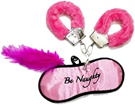 SAK Handcuff and Blindfold Set Pink