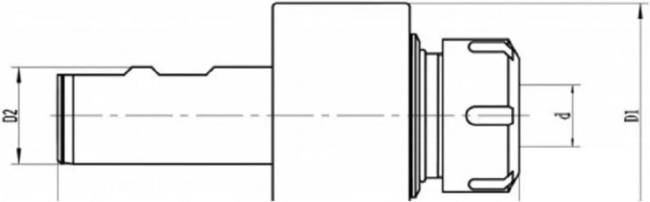 360 Degree Radial Floating Reamer Shank With Auto Return Center - FD-C Series(FD-C20-ER16M)