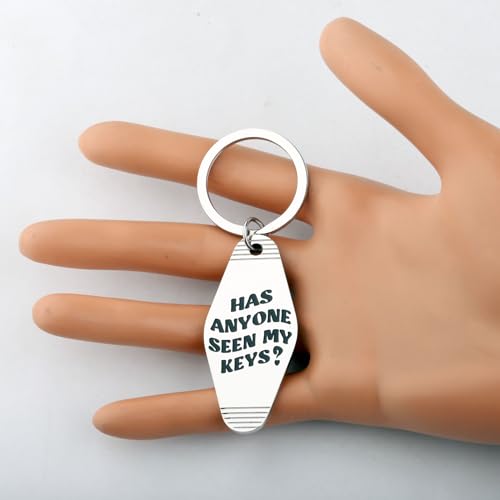 CENWA Has Anyone Seen My Keys Keychain Cute Car Keys Motel Keychain House Keys Gift for Friend3