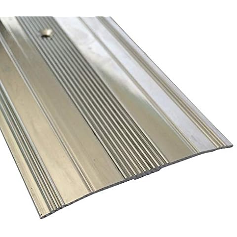 Metal Extra Wide Carpet Cover Strip Door Bar Trim (900mm, Silver) Cover