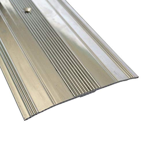 Metal Extra Wide Carpet Cover Strip Door Bar Trim (2700mm, Silver)
