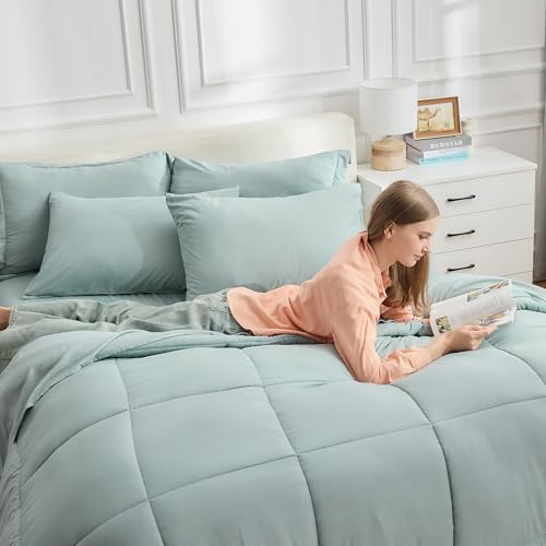 EMME Queen Comforter Set - 7-Piece Bed in a Bag