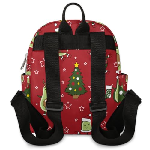 Sac à dos de Noël mignon avocat 6.3L pour femmes et enfants