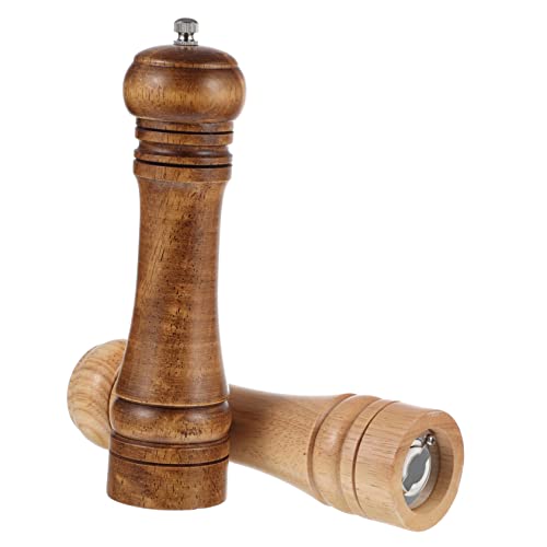 Unomor 2 Pcs Pepper Grinder Manual Pepper Mill Salt and Pepper for Grinders Refill Coffee Bean Grinders Manual Coffee Grinders Hand Grinder Sea Salt and Pepper Ceramic Grinding Core
