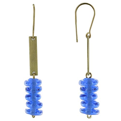 Boucles d'oreilles laiton barrette Les Poulettes Bijoux cadeau femme