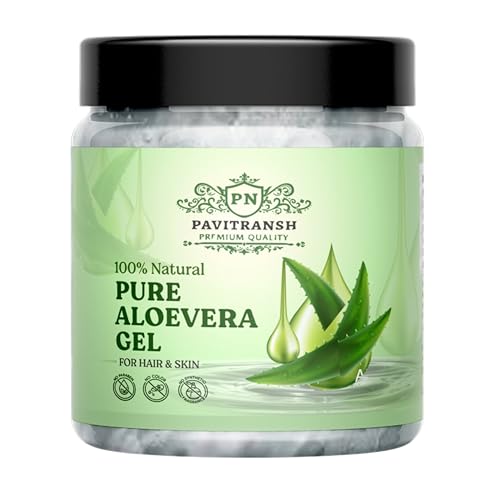 Image of Pure Aloe Vera Gel 200 gm | Face Skin Hair Gel for Men & Women, Herbal Moisturizing for Hydration & Scalp Care, Non-Sticky Formula for Glowing Skin (200 gm)