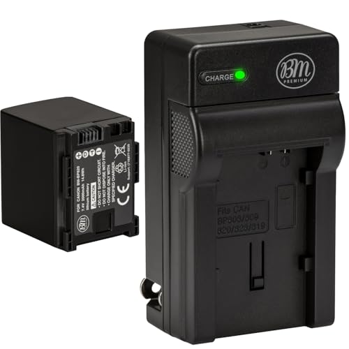 BM BP-820 Battery and Charger for Canon Cameras