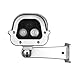 Fake Security Camera 1080P, Dummy Outdoor CCTV Cam with Solar Powered Human Sensor Flash Lights for Home Lane