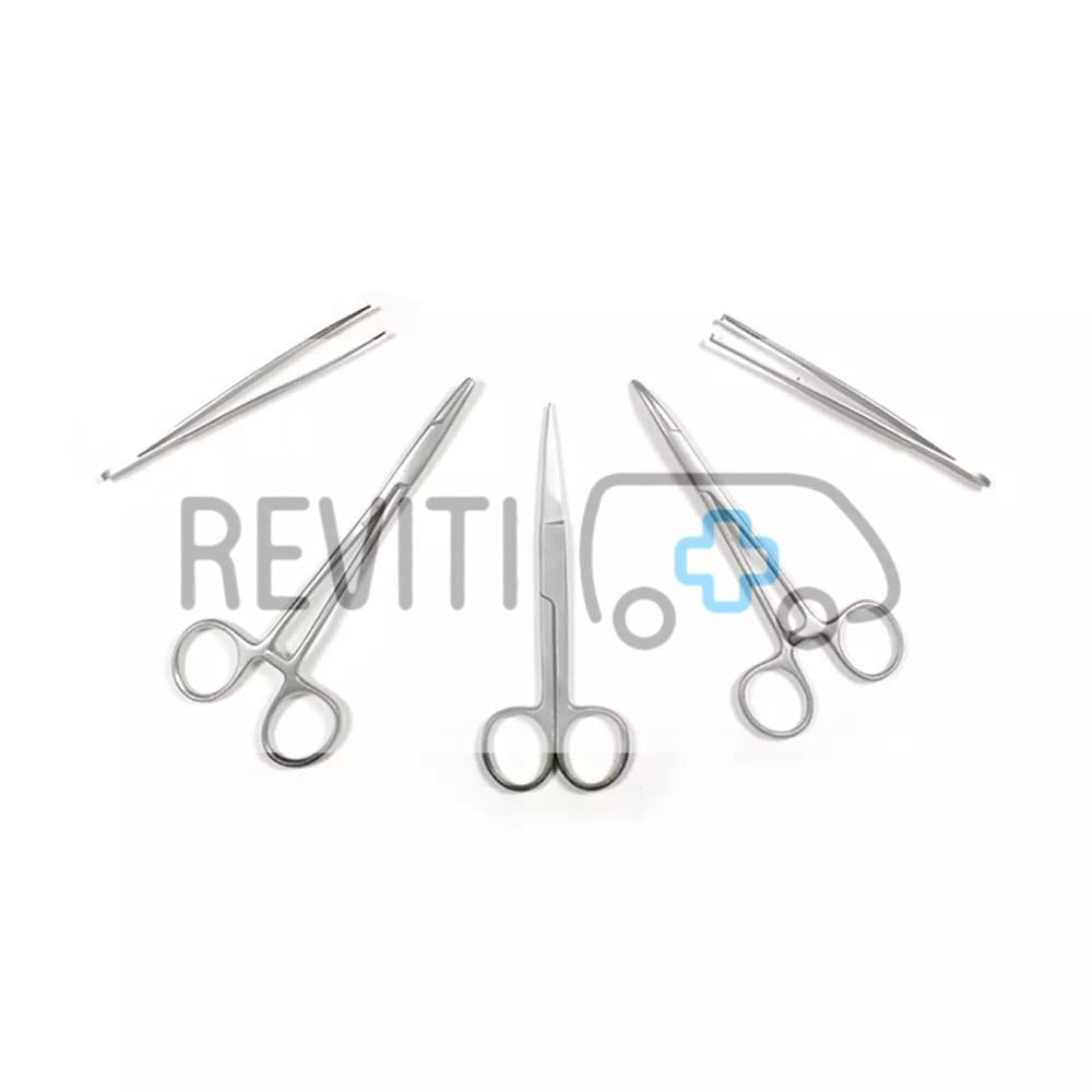 Buy Reviti 5 pc Minor Surgical Instrument set (Artery forceps, Needle