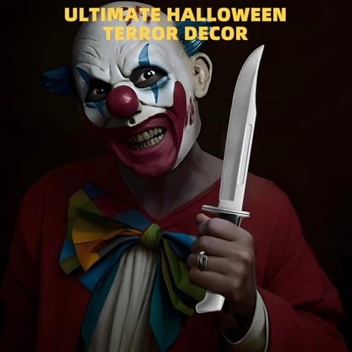 inin 13.5" Halloween Rubber Knife,Safe Cosplay & Martial Arts Practice Prop | Ideal Halloween Costume Knife Decor. Best Gift Choice for Halloween Decoration and cosplay - image 5