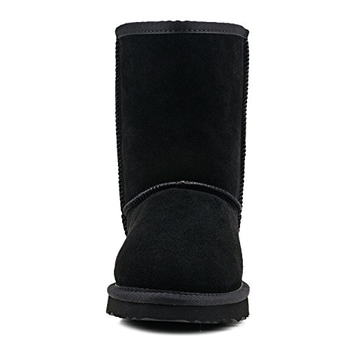 Image of AUSLAND Genuine Suede Men's Winter Snow Boots Waterproof Classic 5654