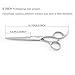 Professional Hair Cutting Scissors Barber Hair Shears Haircut 6 Inch 440c Haircut Shears Hairdresser Scissors KINSARO for Hairdresser Barber or Home Use