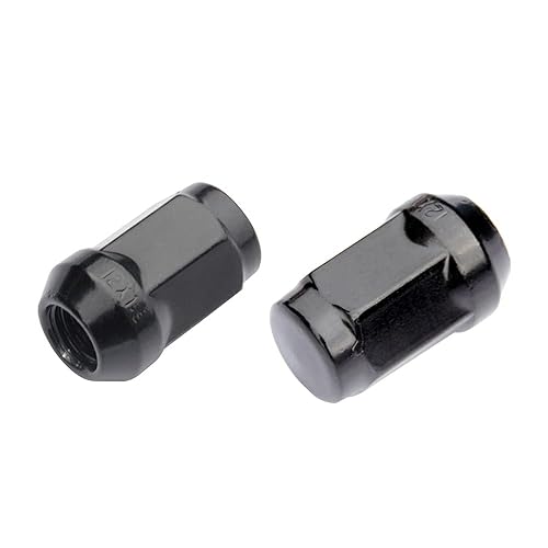 Miniatura 5 de DCVAMOUS 20 tuercas de llanta de 12 x 1.5 pulgadas, color negro, hexagonales, compatibles con Toyota Honda, Ford-Acura 4 5 ruedas, ruedas de mercado