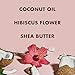 Shea Moisture Shampoo Coconut and Hibiscus, for Thick, Curly Hair, to Cleanse & Hydrate, 24 Fl oz