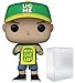 POP WWE: John Cena (Never Give Up) Funko Vinyl Figure (Bundled with Compatible Box Protector Case), Multicolor, 3.75 inches