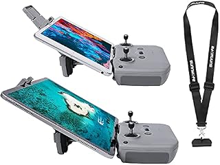 Prodrocam Drone Remote Control Holder Foldable Tablet Stand Holder Compatible with Remote Control for DJI Air 2 S / Mavic Air 2 / Mini 2, No Removal Required (with Lanyard)