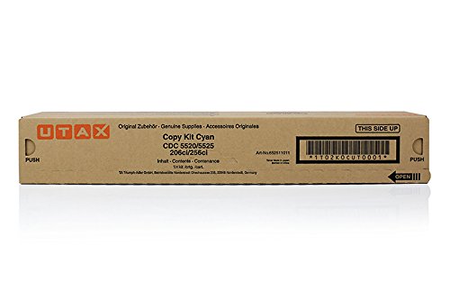Oryginalny toner Utax 652511011 (cyjan, ok. 6000 stron) na 206, 256; CDC 5520, 5525