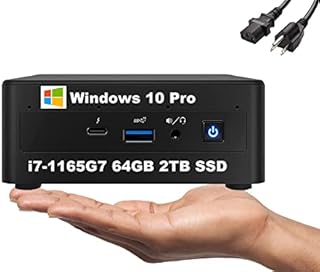 2022 NUC 11 Pro Performance Kit NUC11PAHi7 (4-Core i7-1165G7, 64GB RAM, 2TB SSD, Iris Graphics) Mini Business Home Gaming PC Desktop, 2 x Thunderbolt 3, Wi-Fi, 3-YR Warranty IST Cable, Windows 10 Pro