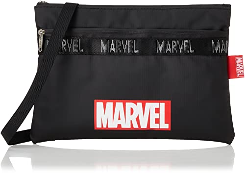 丸眞 サコッシュ Marvel マーベル ロゴ ロゴポイント 2505034000