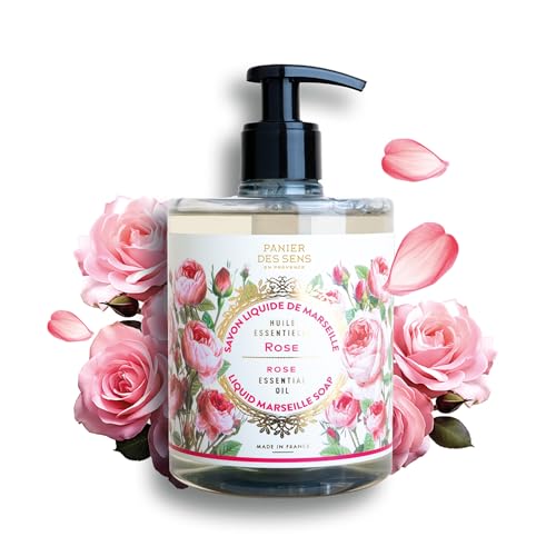 Image of Panier des Sens Rose Hand Soap and Lotion Set, 16.9 + 8.5 fl oz