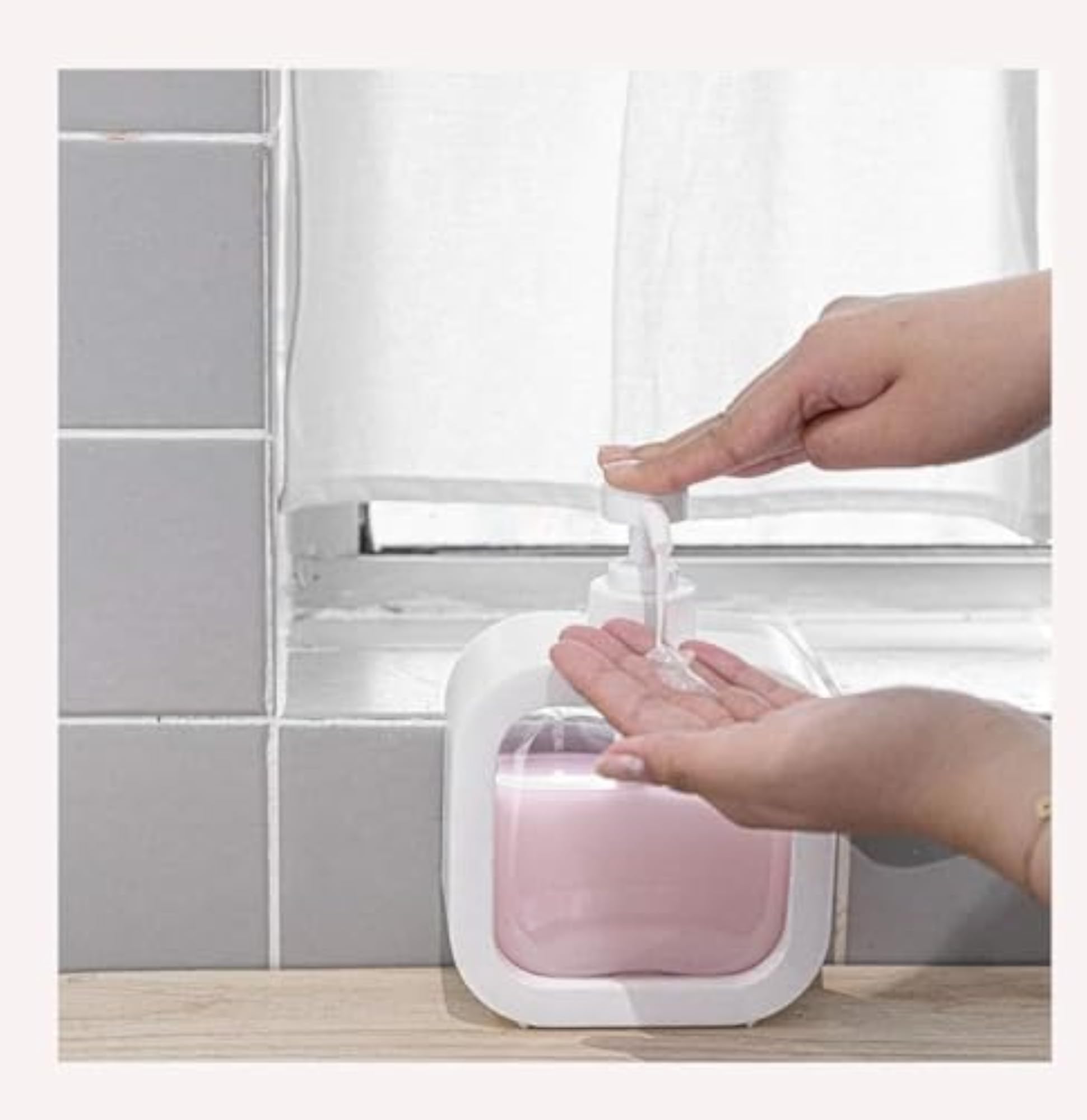 300ml Hand Wash Dispenser - Liquid Soap Pump for Kitchen & Bathroom