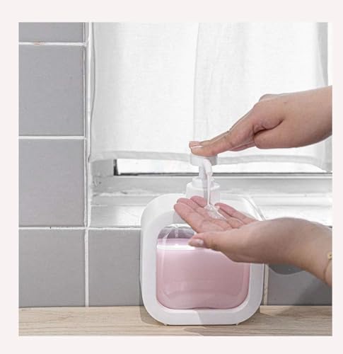 Image of 300ML Liquid Soap Dispenser | Refillable Pump Bottle for Hand Wash, Dish Wash, Shampoo, Conditioner, Shower Gel | Bathroom & Kitchen Use | Transparent Plastic | Pack of 2