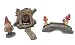MayRich Set of 6 Fairy Garden Accessories (Tree Stump)