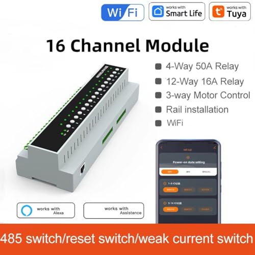 Module de Relais Tuya WiFi 16 canaux pour centraliser vos commandes électriques isolées - 7
