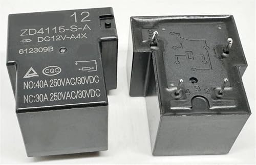Relé de 4 pines ZD4115-SA T90-1A-4P interruptor electromagnético 12V 24V