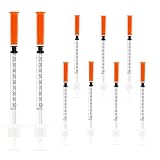 20 Stück 1ml/cc Plastiktube (31G x 6mm) Mehrzweck-Messwerkzeuge, Einzeln verpackt, Laborzubehör (20)