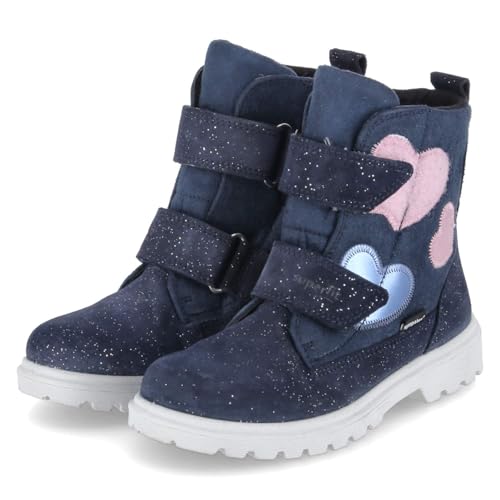 Girls Spirit Dark Blue Waterproof Winter Boots