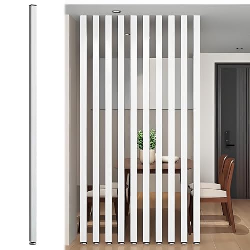 Separador de ambientes de listones de madera, no requiere taladrar, para privacidad en el hogar y la oficina