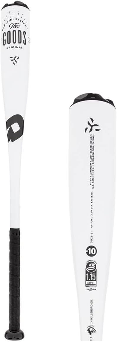 Demarini The Goods One Piece (-10/-8) USSSA Baseball Bat - 2 3/4" Barrel - 29",30",31",32"