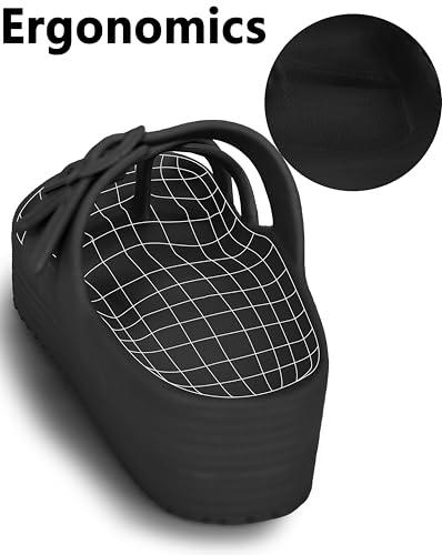 Weweya Womens Sandal with Arch Support - Adjustable Buckle Straps Beach Slides - Summer Lightweight Flip Flops Sandals2