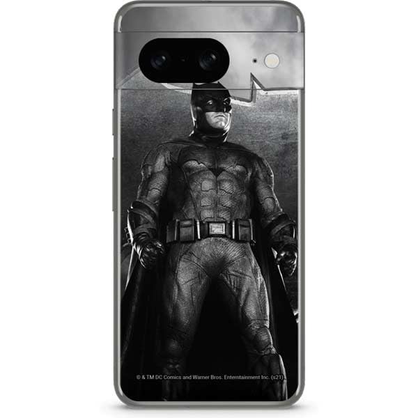Skinit Decal Phone Skin Compatible with Google Pixel 8 - Officially Licensed The Justice League (2017) Batman Poster Design