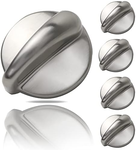 Amazon Com 5 Packs Wb03k Upgraded Surface Burner Control Knob Stove Replacements Konbs For Ge Heavy Duty Metal Cooktop Control Knob Replaces Part Numbers Wb03k108 Ap Ah Ea Appliances