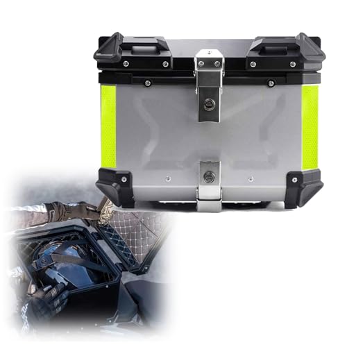 Top Case Moto Aluminium Étanche et Renforcé pour Deux Casques Intégraux