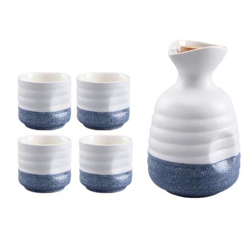 Juego de tazas de sake creativo de porcelana, el regalo ideal para familia y amigos 2