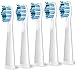 5 Testine per Spazzolino da Denti Compatibili con Fairywill D7/D8/FW507/508/551/917/959/D1/D3-Bianco