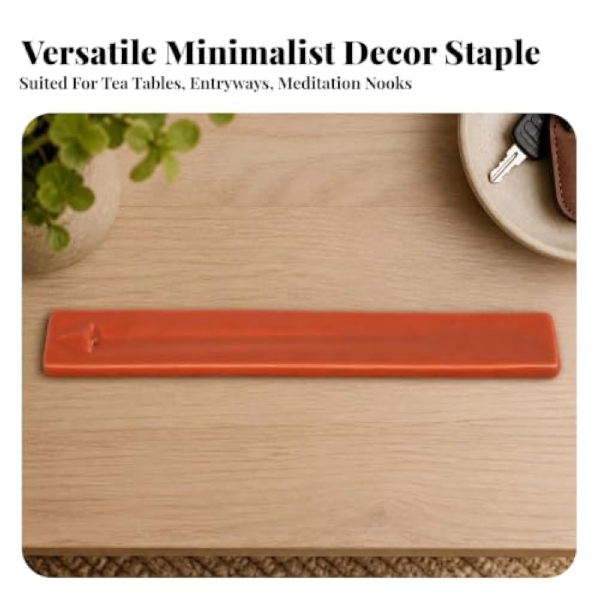 Decorative Ceramic Scented Cone Holder, Compact Design