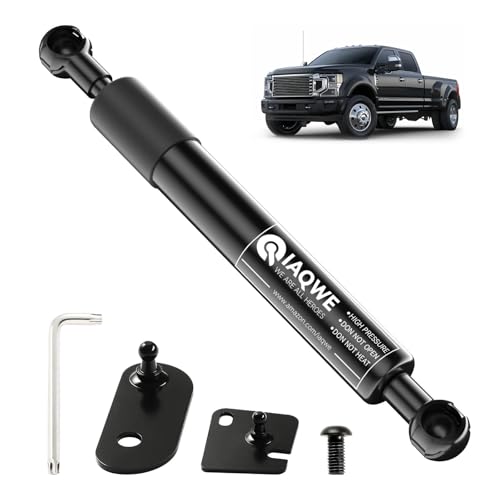 IAQWE 43205 Truck Tailgate Assist Shock Strut Fit for 2017-2024 Ford F-250 / F-350 / F-450 Super Duty, Truck Tail Gate Lift Assist Accessories Black