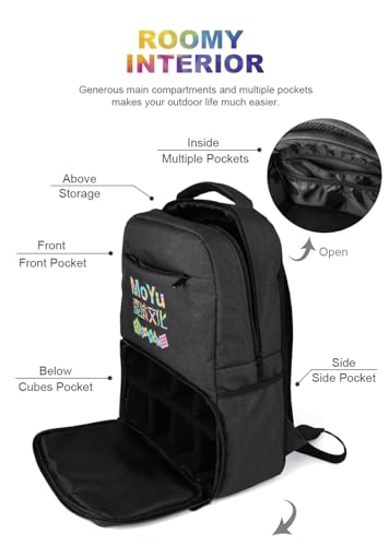 MOYU Backpack Shoulder Bag Hand Bag for 2x2 3x3 4x4 5x5 6x6 7x7 8x8 9x9 All Layers Magic Puzzle Cube Storage Collection4