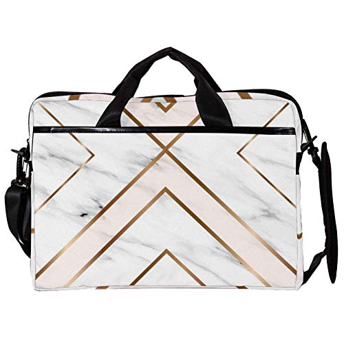 Sac ordinateur 14-15 pouces marbre blanc pour éviter les rayures et chocs